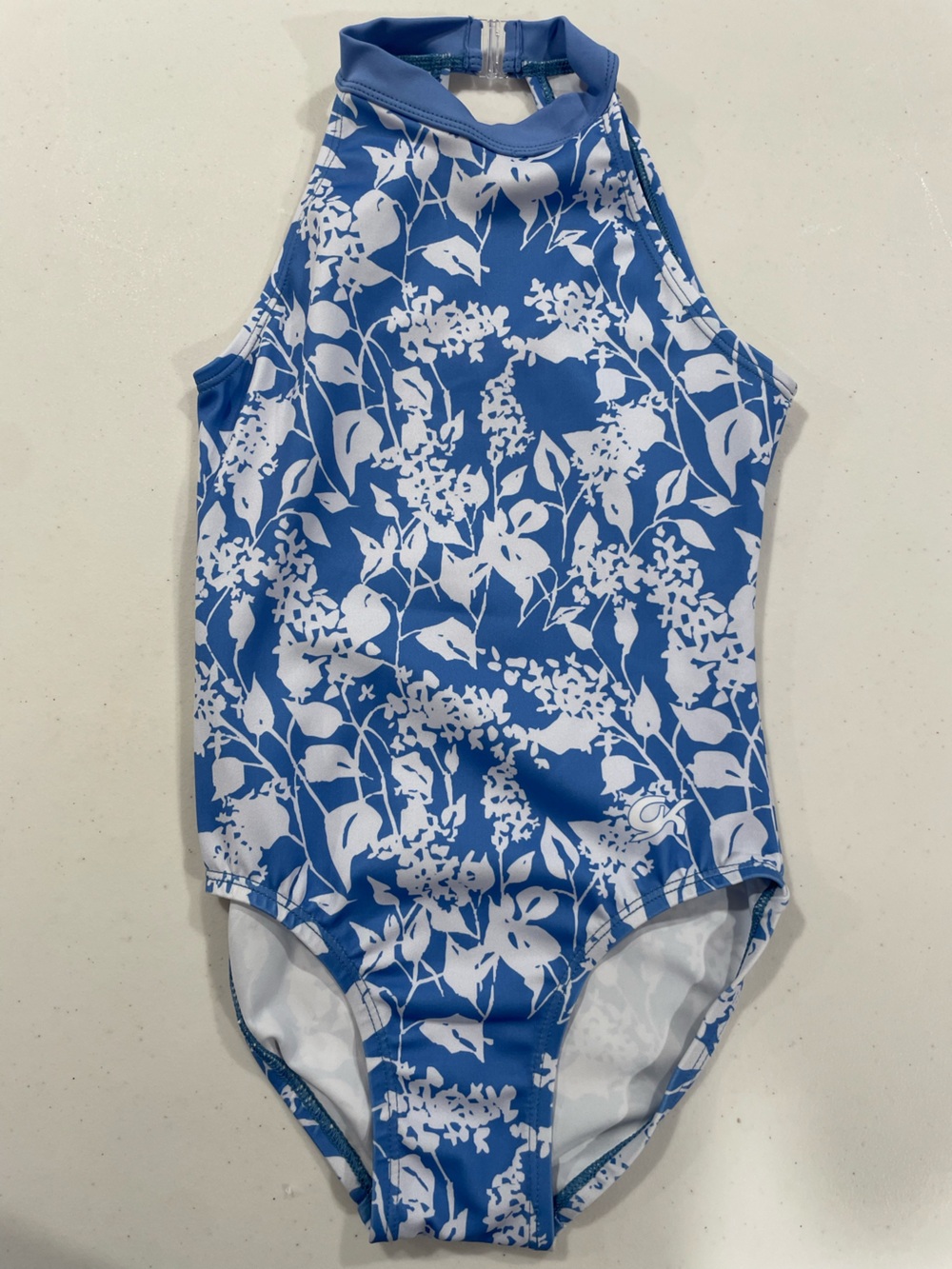 NWOT GK CM Botanical High-Neck Leotard